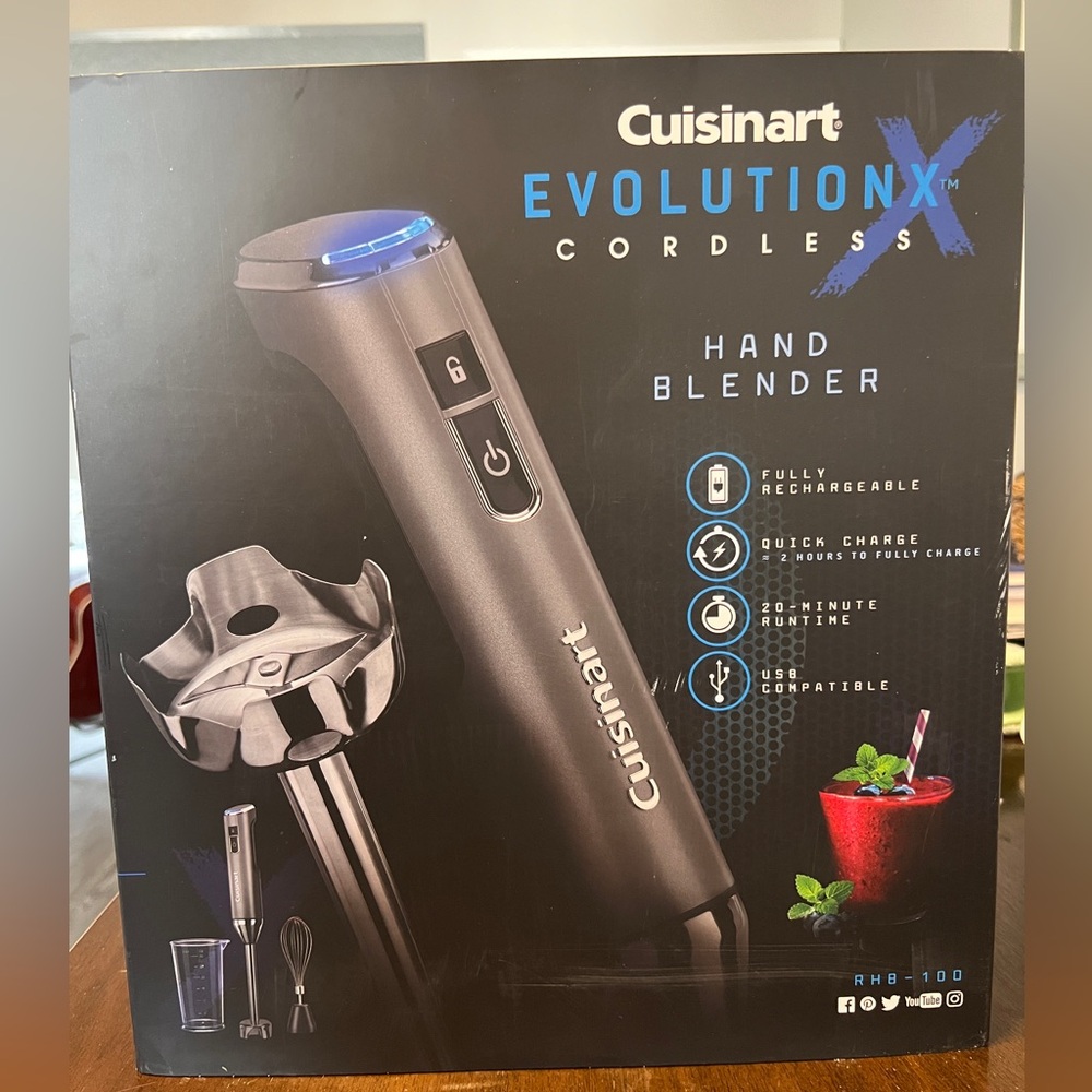 Cuisinart EvolutionX Cordless Hand Blender; Used
